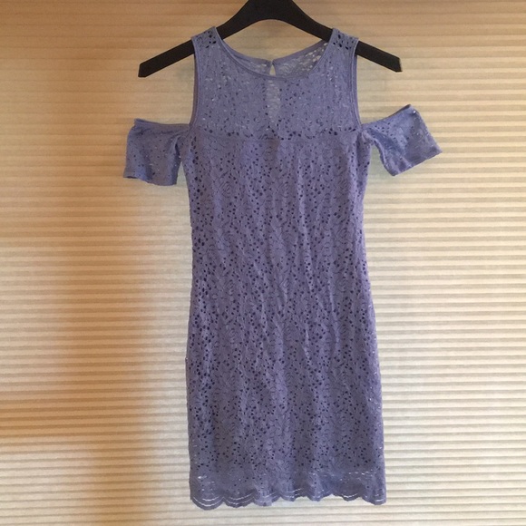 Hollister Dresses & Skirts - Hollister light blue lace dress
